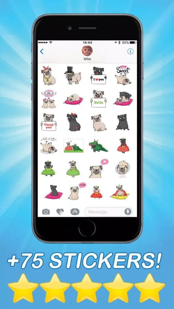 Pug Emoji Screenshots