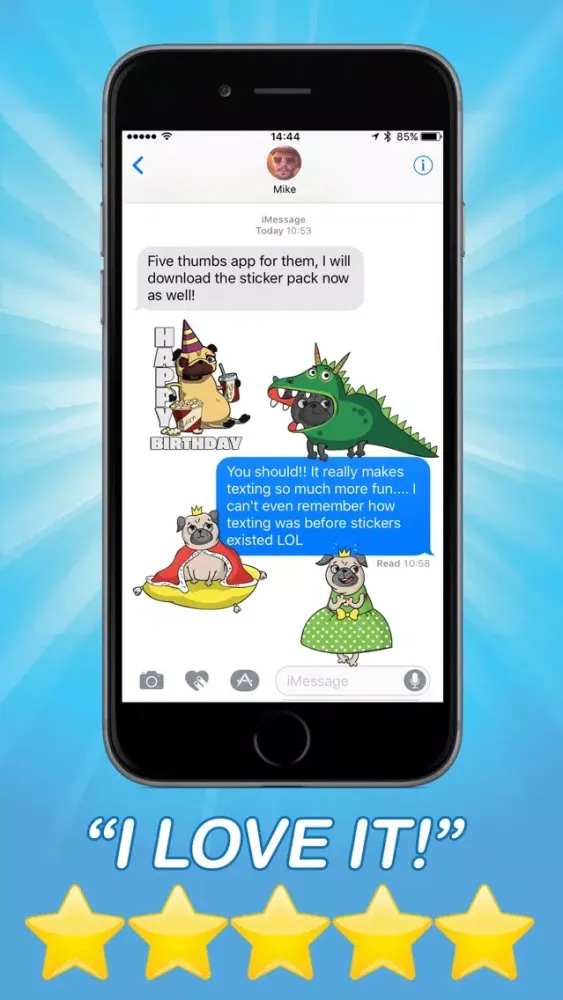 Pug Emoji Screenshots