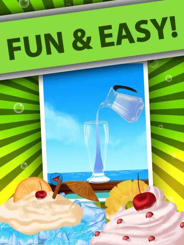 Tangkapan layar ``Tropical`` Soda Maker - Fizzy and Funny Kids Learning Game iPad 