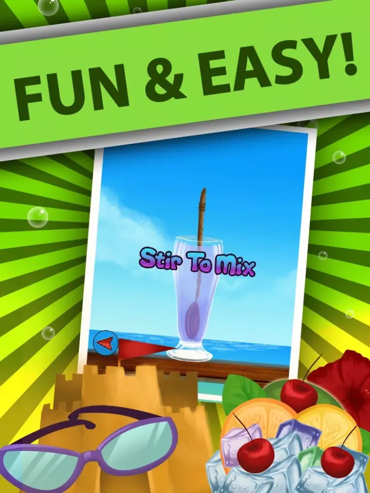 Tangkapan layar ``Tropical`` Soda Maker - Fizzy and Funny Kids Learning Game iPad 