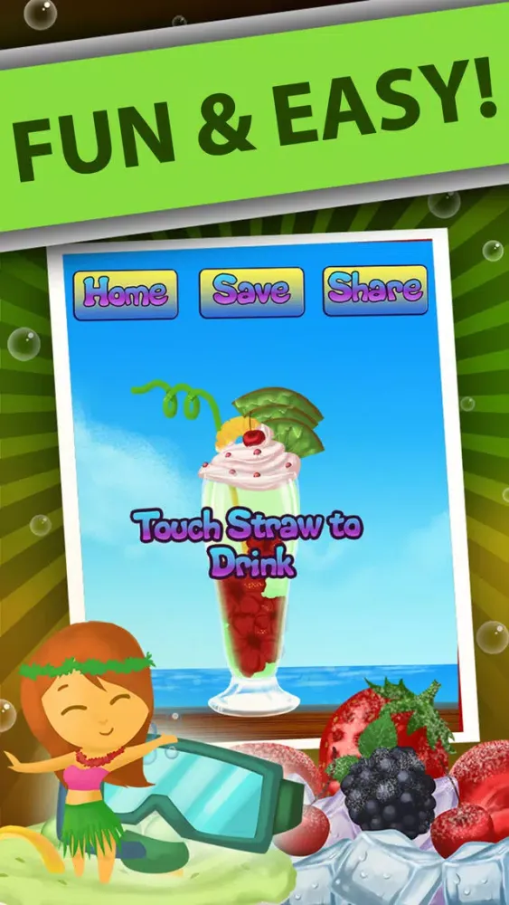 Tangkapan layar ``Tropical`` Soda Maker - Fizzy and Funny Kids Learning Game