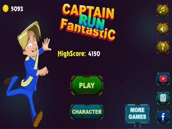 Captain Fantastic Run iPad 应用截图