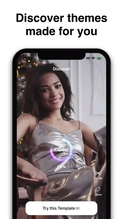 Capturas de tela do Captify: Templates for Capcut