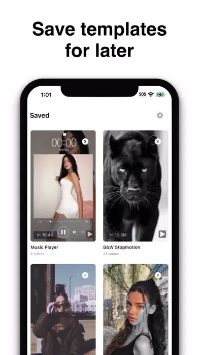 Capturas de tela do Captify: Templates for Capcut