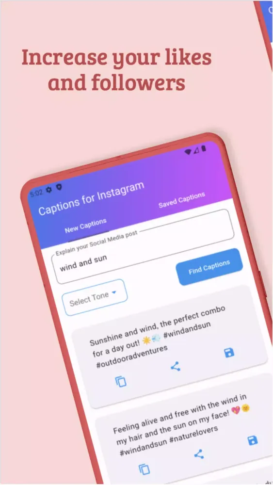 Captions for Instagram Screenshots