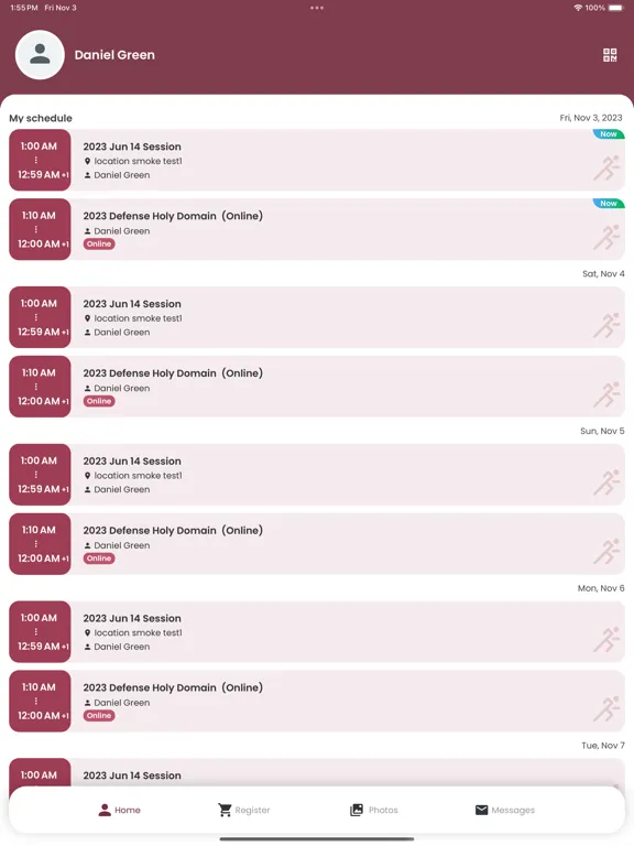 FSU Music Camps iPad  스크린샷
