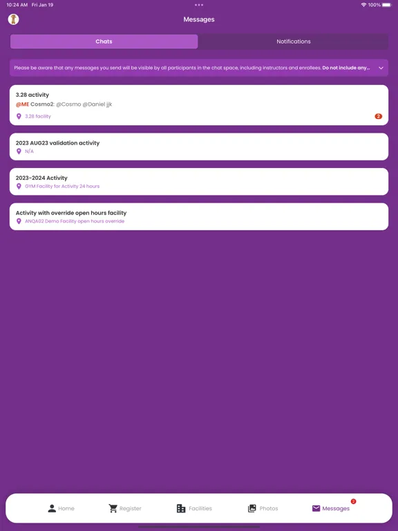 MY MCA iPad Screenshots