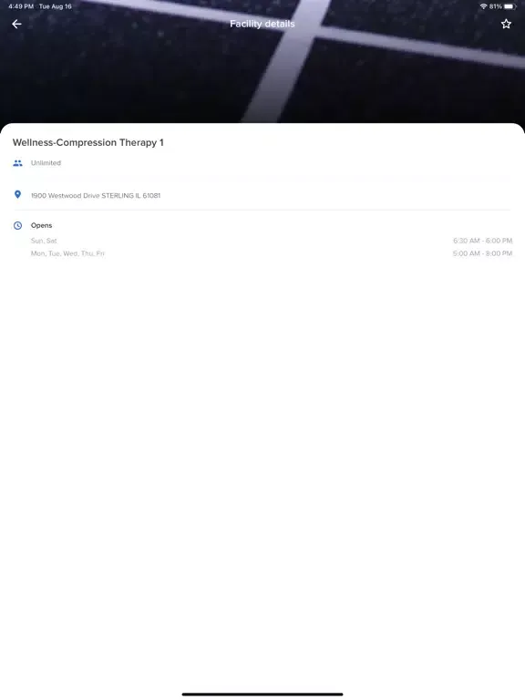 Westwood Wellness iPad  Ekran Görüntüleri
