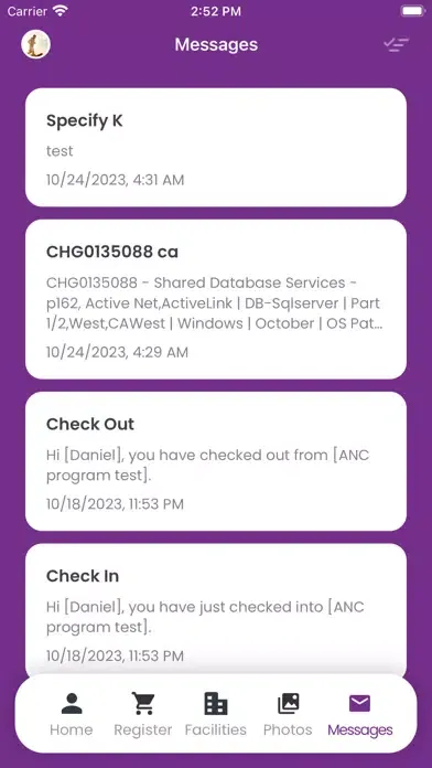 Ảnh chụp màn hình của YMCA HVGB -AST/ADT