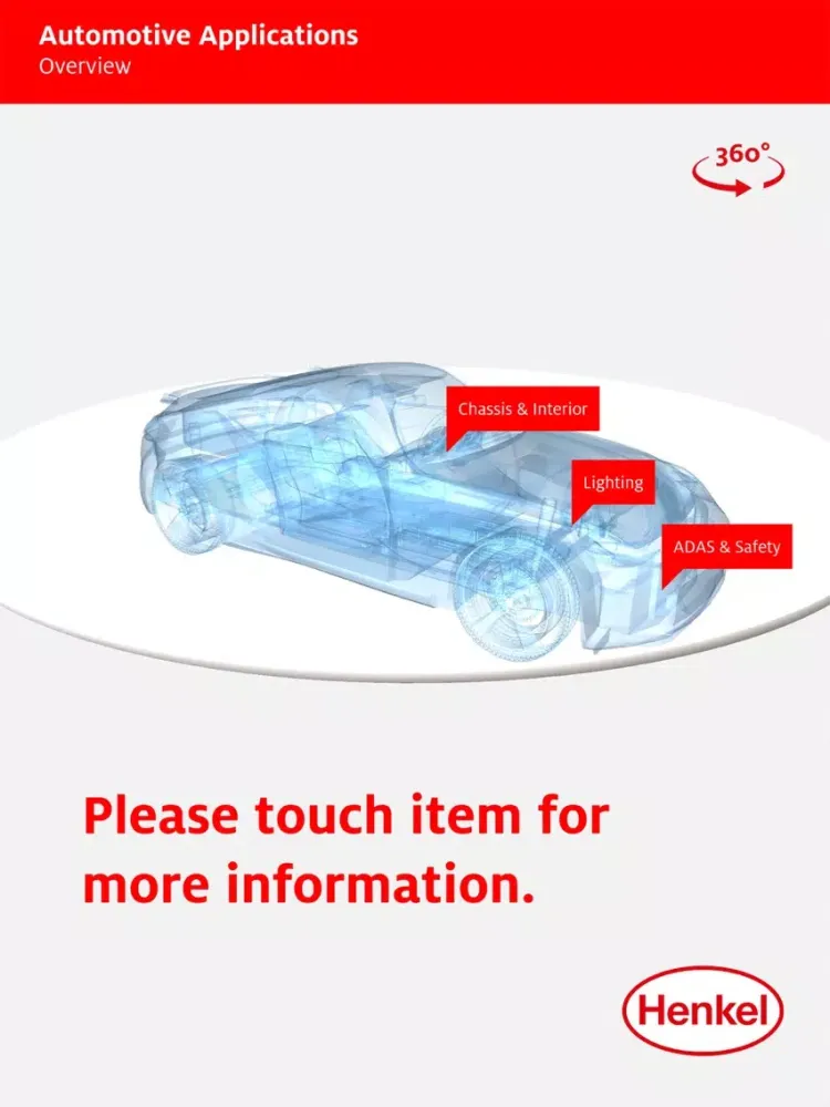 ภาพหน้าจอของ Henkel Automotive Electronics iPad 