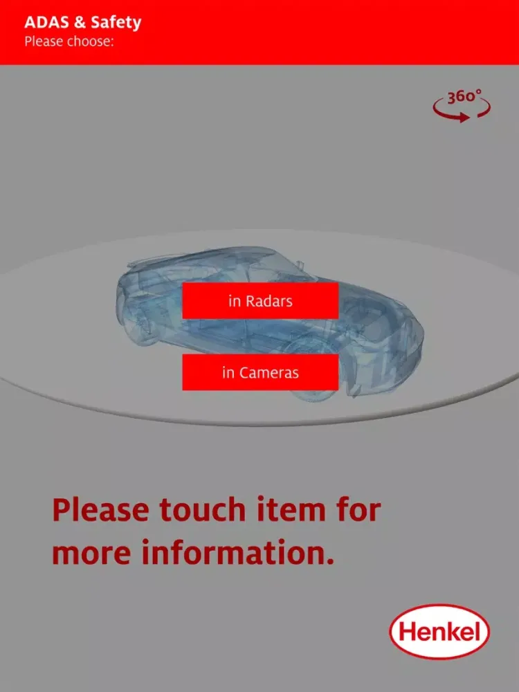 ภาพหน้าจอของ Henkel Automotive Electronics iPad 