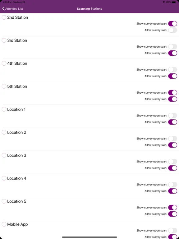 Capture Leads iPad  Screenshots