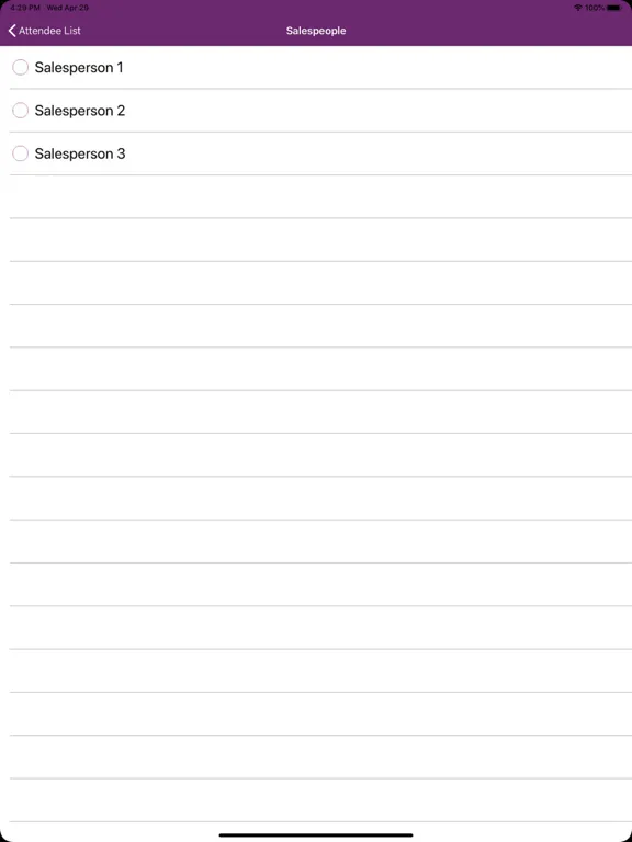 Capture Leads iPad  Screenshots