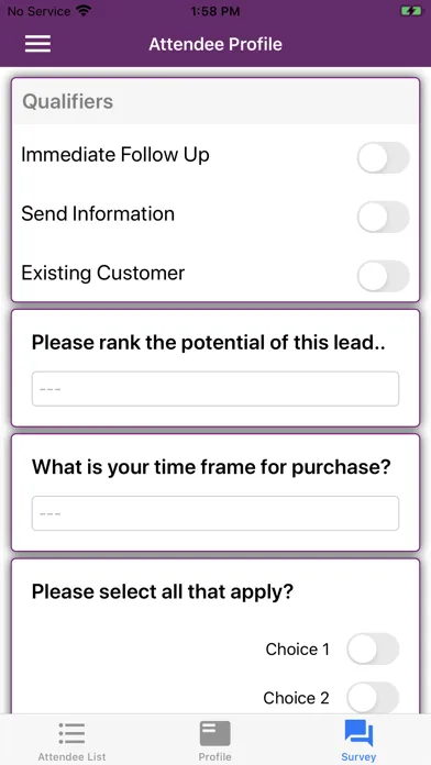 Capture Leads Screenshots