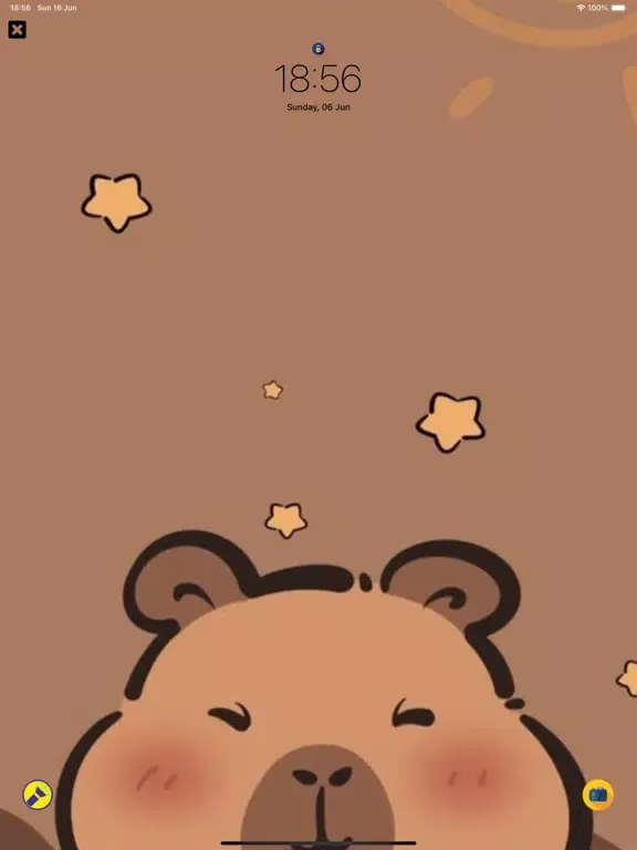 Tangkapan skrin Capybara Friend-Cute Wallpaper iPad 