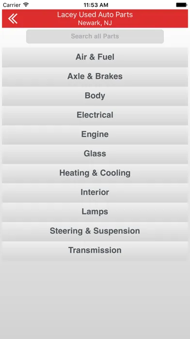 Zrzuty ekranu Lacey Used Auto Parts - Newark, NJ