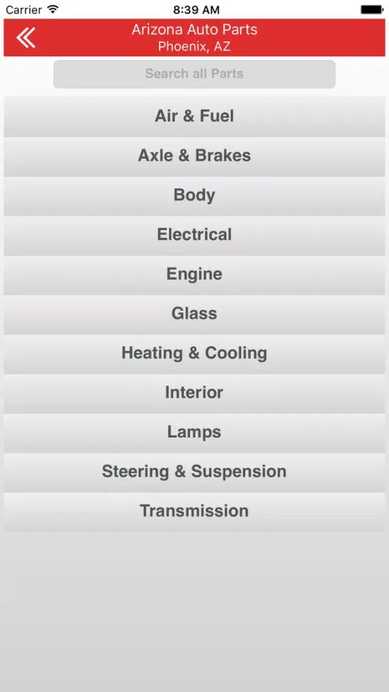 Screenshot di Arizona Auto Parts - Phoenix, AZ