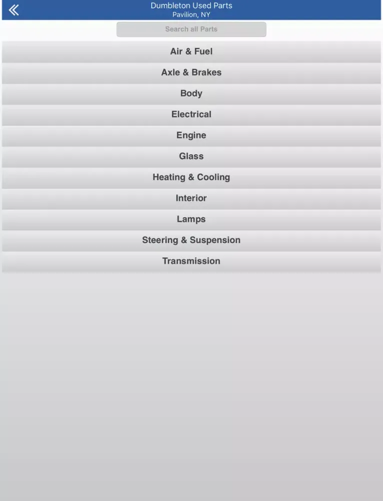 Dumbleton Used Auto Parts - Pavilion, NY iPad  স্ক্রিনশট