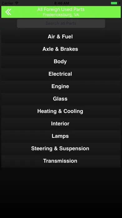 All Foreign Used Auto Parts - Fredericksburg VA স্ক্রিনশট