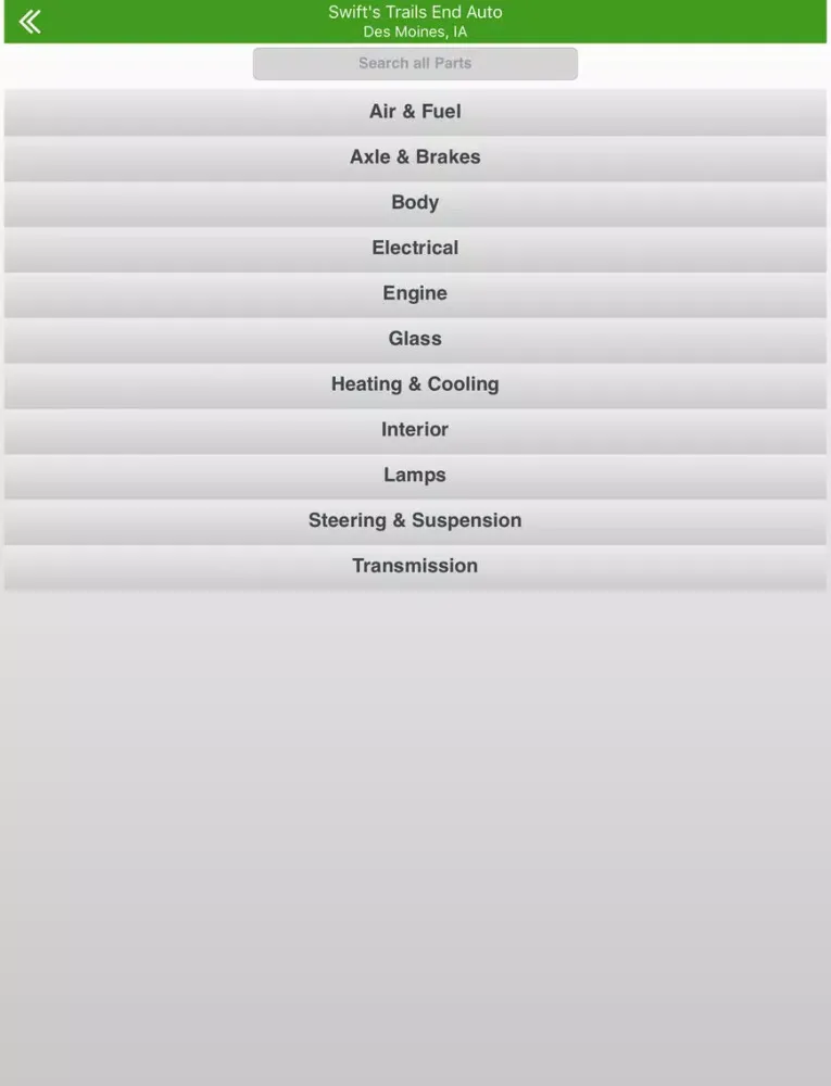 Swift's Trails End Auto Recycling iPad  سکرین شاٹس