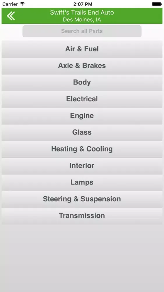 Swift's Trails End Auto Recycling سکرین شاٹس