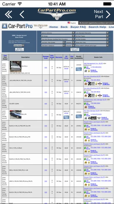 Car-Part Pro スクリーンショット