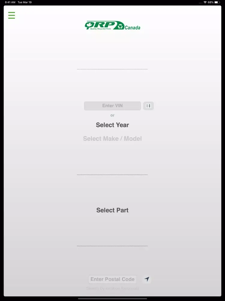 Quality Recycled Parts iPad  Ekran Görüntüleri