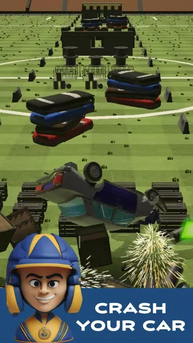 Ảnh chụp màn hình của Car Crash- Obstacle Demolition