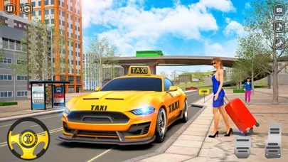 Screenshot di Taxi Car: Driving Games 2023