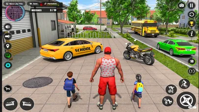 ภาพหน้าจอของ Real Car Driving School Game