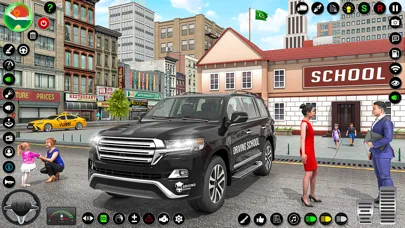 ภาพหน้าจอของ Real Car Driving School Game
