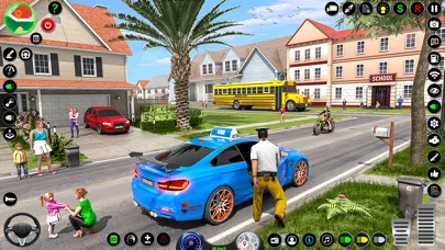 ภาพหน้าจอของ Real Car Driving School Game