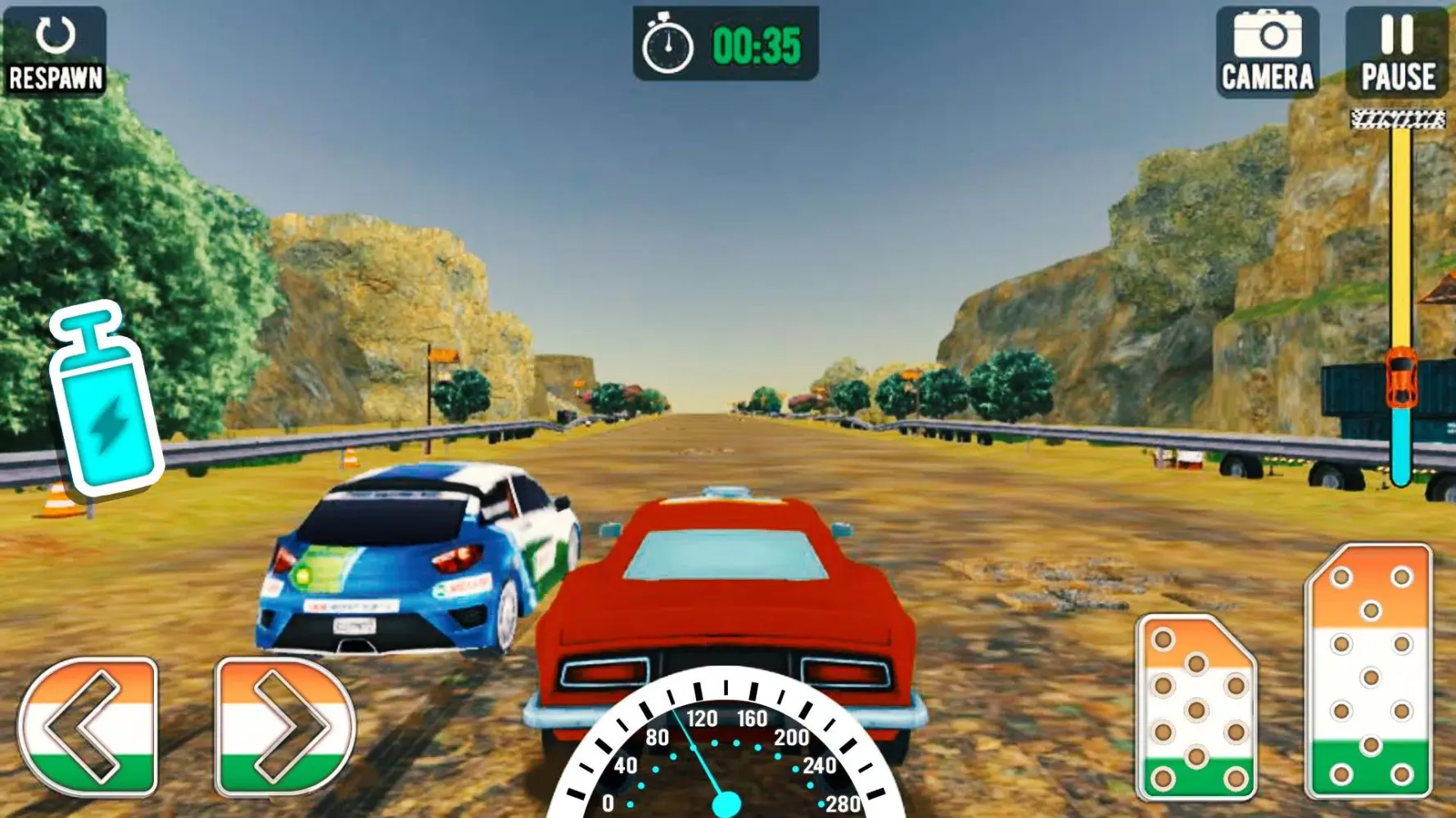 India Vs Pak Car Racing 3D Screenshots