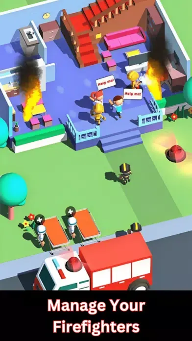 Tangkapan layar Idle Fire Fighter Rich Tycoon