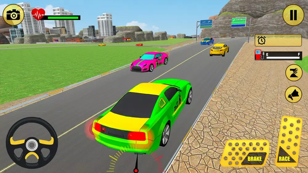 Captures d'écran de Passenger City Taxi Simulation