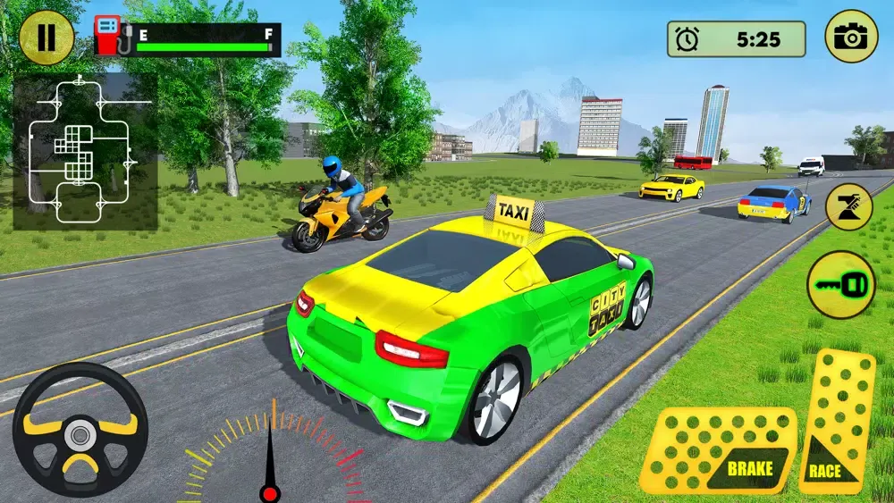 Captures d'écran de Passenger City Taxi Simulation