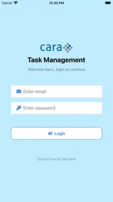 Capturas de tela do Cara Task Management