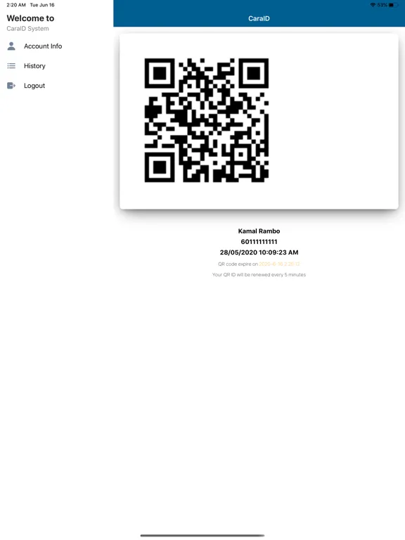 CaraID Visitor iPad 應用截圖