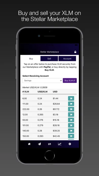 XLM Wallet - Buy Crypto スクリーンショット