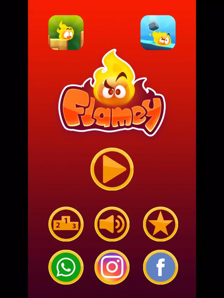 Captures d'écran de Flamey Fire! Balls and Bricks iPad 