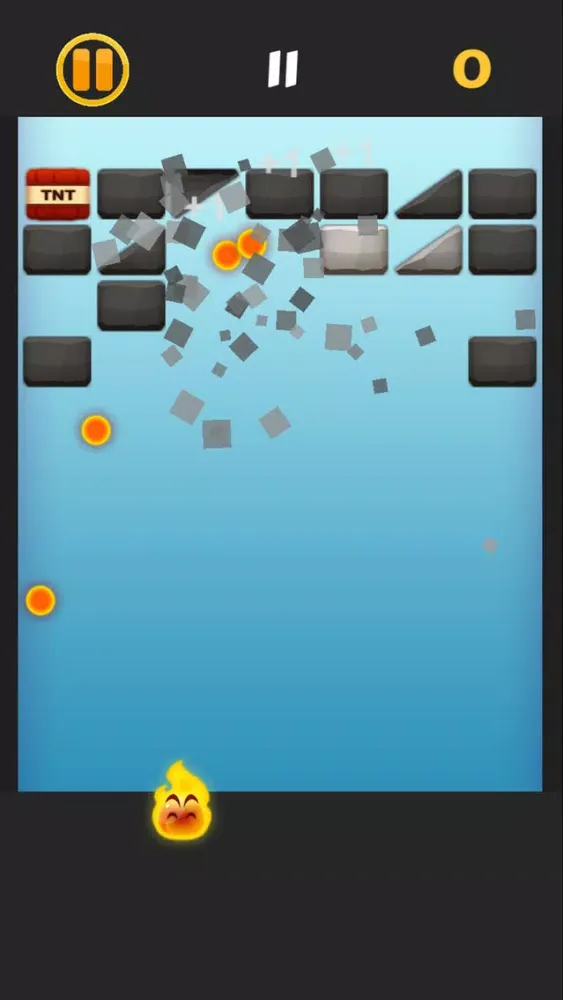 Captures d'écran de Flamey Fire! Balls and Bricks