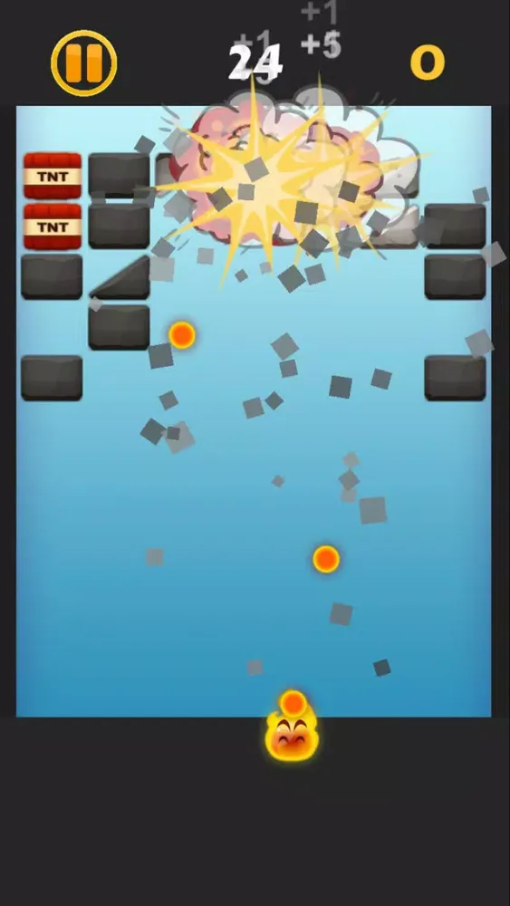 Captures d'écran de Flamey Fire! Balls and Bricks