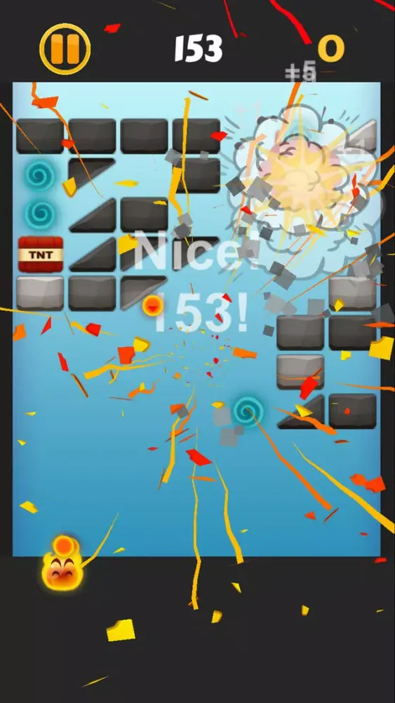 Captures d'écran de Flamey Fire! Balls and Bricks