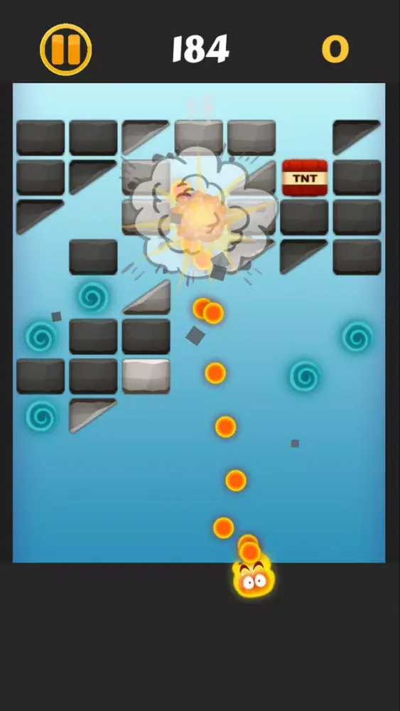 Captures d'écran de Flamey Fire! Balls and Bricks