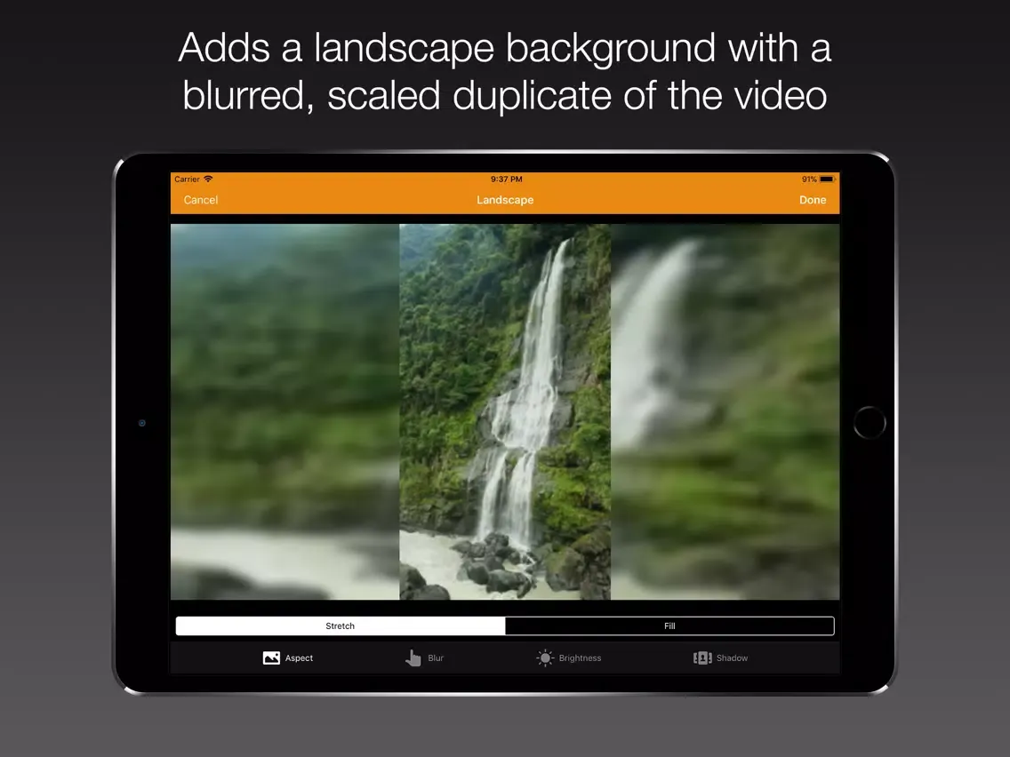 Landscape Video Converter iPad  スクリーンショット