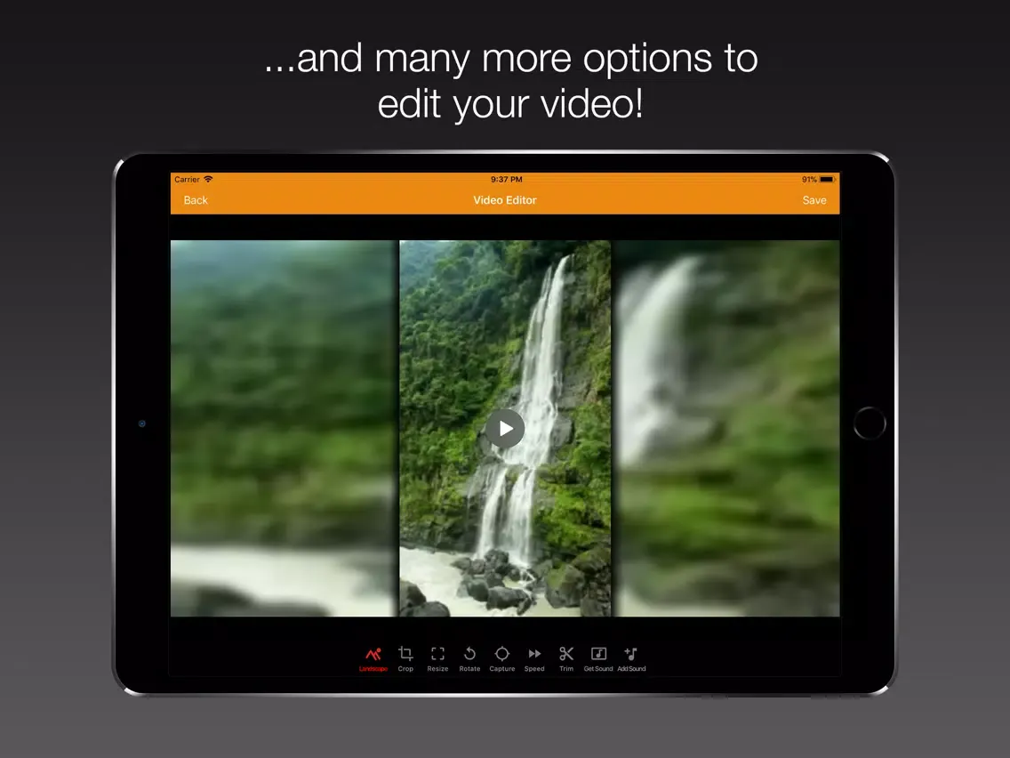 Landscape Video Converter iPad  スクリーンショット