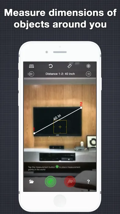 Capturas de pantalla de EasyMeasure AR