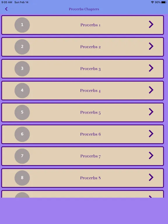 Zrzuty ekranu Caranba Proverbs Commentary iPad 
