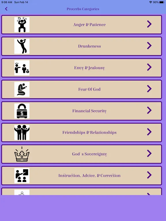 Zrzuty ekranu Caranba Proverbs Commentary iPad 