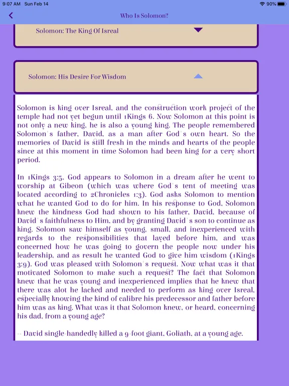 Zrzuty ekranu Caranba Proverbs Commentary iPad 